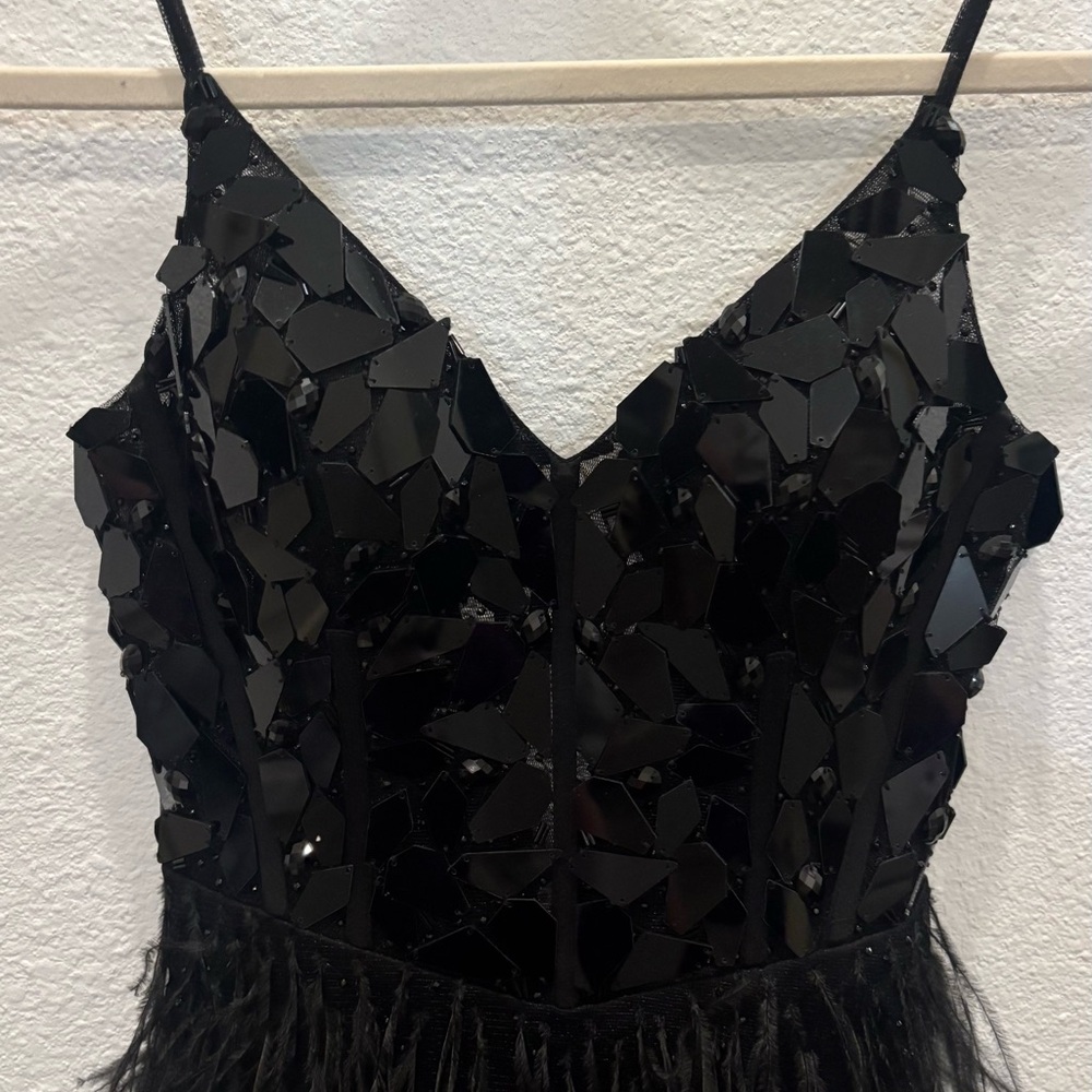 Jovani Black Sequin Prom Dress